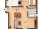 Etagenwohnung Hochheim am Main - 2 Zimmer, 62 m&sup2;, 269.000&euro; | Angebot:27157507