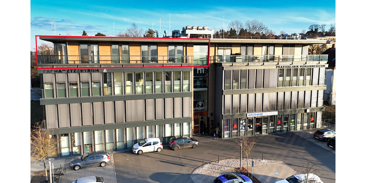 Praxisfläche mit Penthouse-Feeling im Ärztehaus - Gewerbeobjekt Königstein | Angebot:23795165