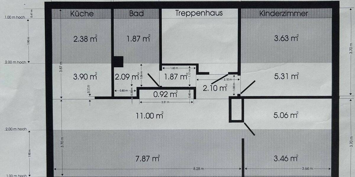 Etagenwohnung Kriftel - 3 Zimmer, 52 m&sup2;, 650&euro; | Angebot:26439479