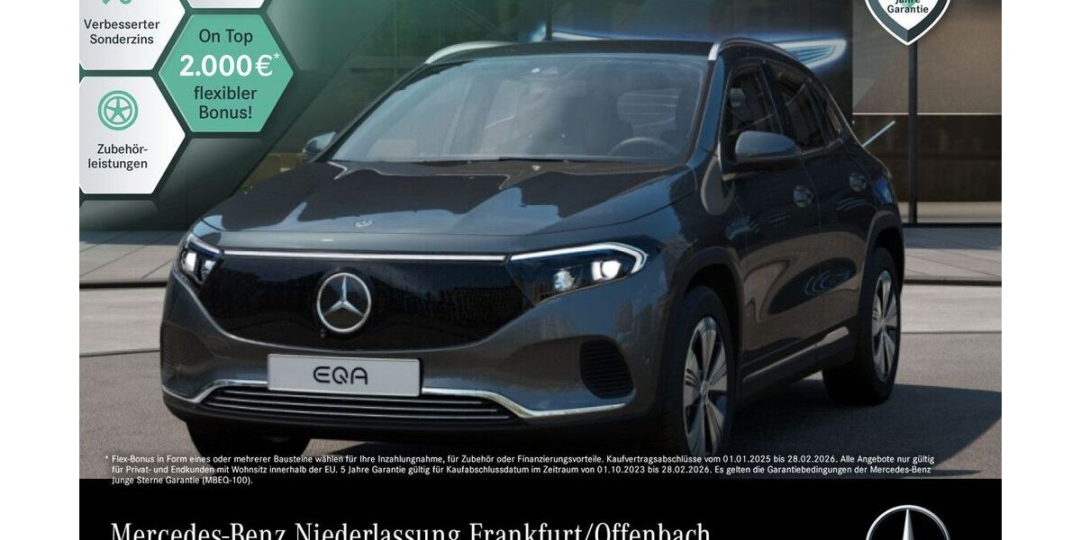 Mercedes-Benz EQA 12.098 km 32.990 &euro; Frankfurt 60599