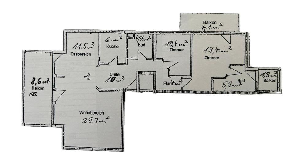 Etagenwohnung Königstein im Taunus - 4 Zimmer, 116 m&sup2;, 1.999&euro; | Angebot:26234398