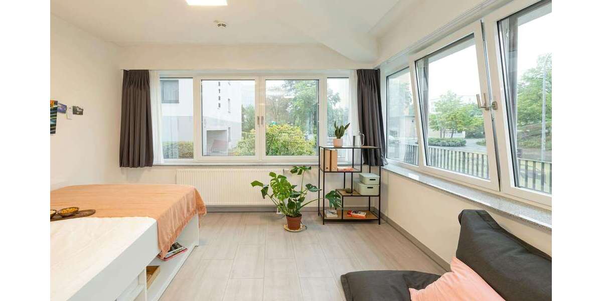 Wohnen auf Zeit in Darmstadt 1.052 € 1 zimmer