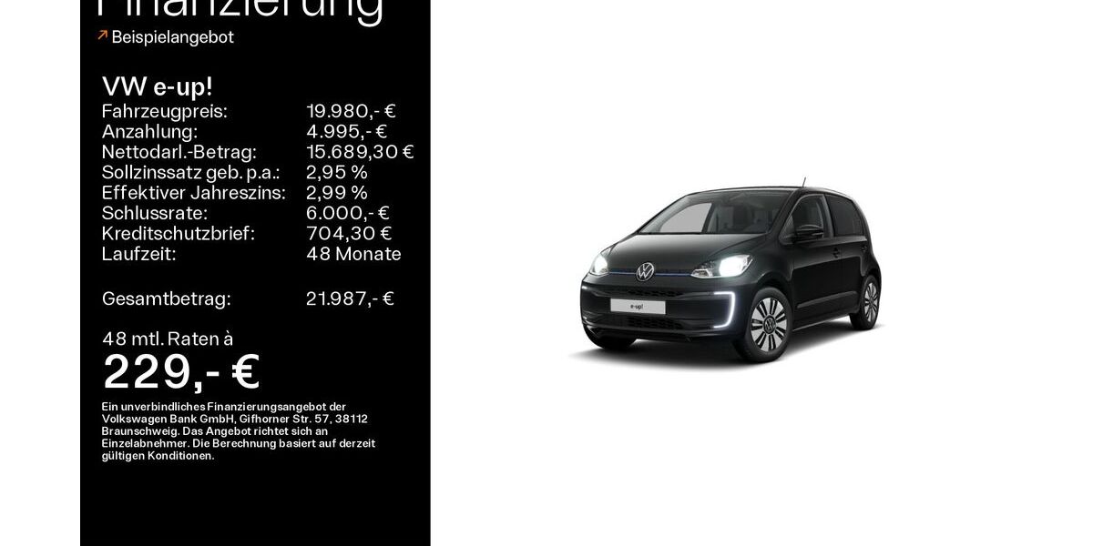 VW e-up! 19.500 km 18.590 € Königstein 61462