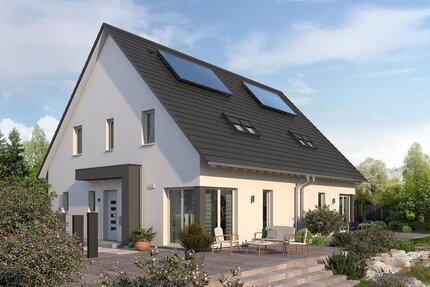 Moderne Doppelhaushälfte in förderfähiger Bauweise mit Südwestausrichtung - Haus Bad Homburg Gonzenheim | Angebot:27482489