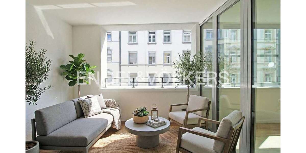 Etagenwohnung Frankfurt Innenstadt 1 - 2 Zimmer, 95 m&sup2;, 1.675&euro; | Angebot:25292963