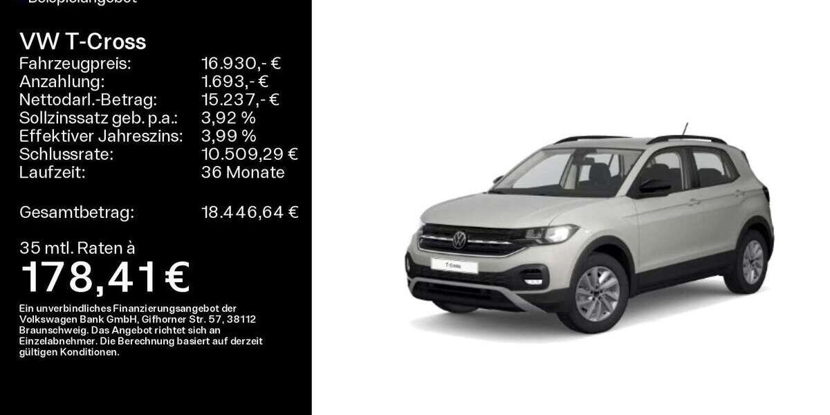 VW T-Cross 49.818 km 16.930 &euro; Kelkheim 65779