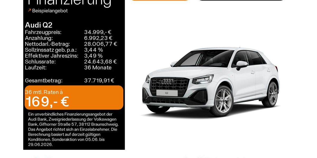 Audi Q2 9.800 km 33.449 &euro; Hanau 63452