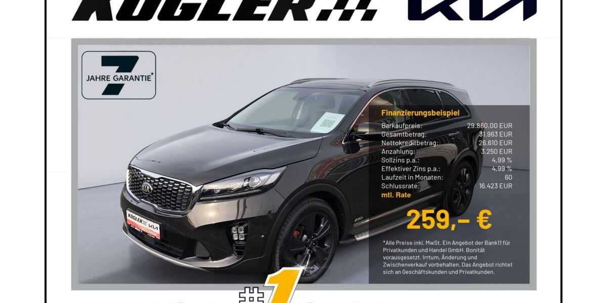 Kia Sorento 86.560 km 29.860 &euro; Rosbach | Frankfurt Nord 61191
