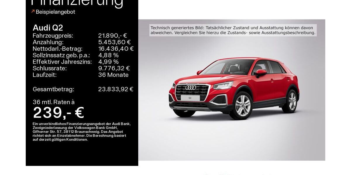 Audi Q2 60.065 km 20.890 &euro; Bad Nauheim 61231