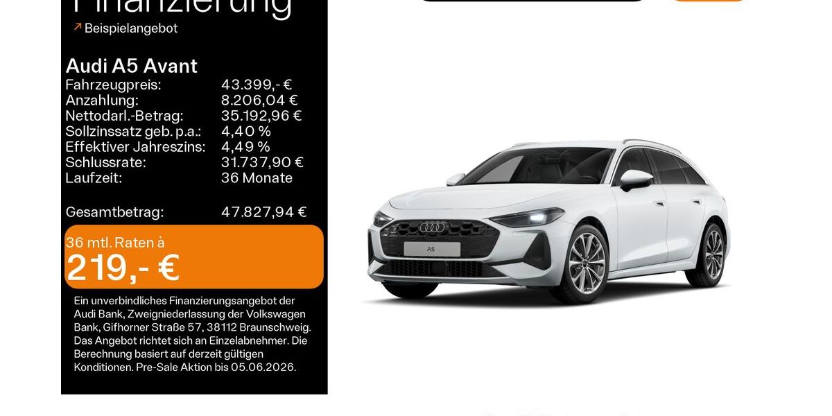 Audi A5 21.800 km 37.999 &euro; Mühlheim 63165