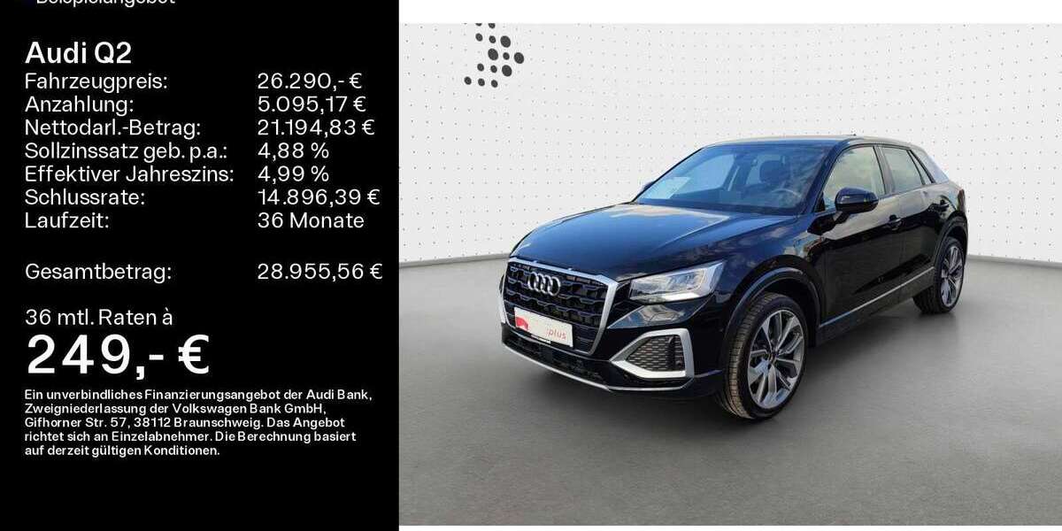 Audi Q2 17.358 km 26.290 € Bad Nauheim 61231