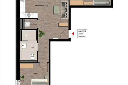 Wohnung Frankfurt am Main Niederrad - 3 Zimmer, 71 m&sup2;, 1.521&euro; | Angebot:25440026