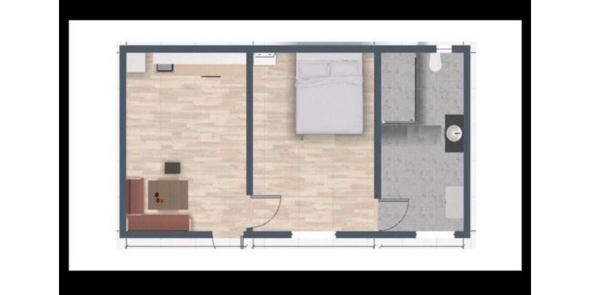 Etagenwohnung Büttelborn - 2 Zimmer, 37 m&sup2;, 950&euro; | Angebot:24772980