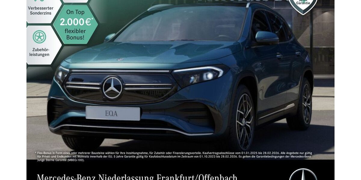 Mercedes-Benz EQA 35.759 km 28.990 &euro; Frankfurt 60599