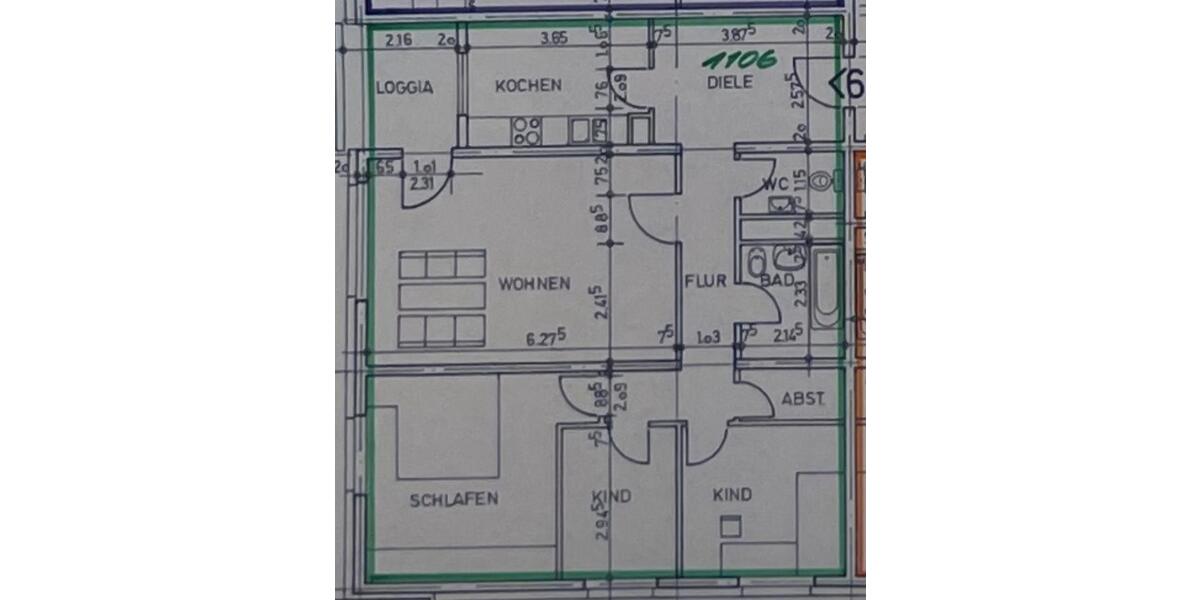 Etagenwohnung Langen (Hessen) - 4 Zimmer, 98 m&sup2;, 340.000&euro; | Angebot:26932692