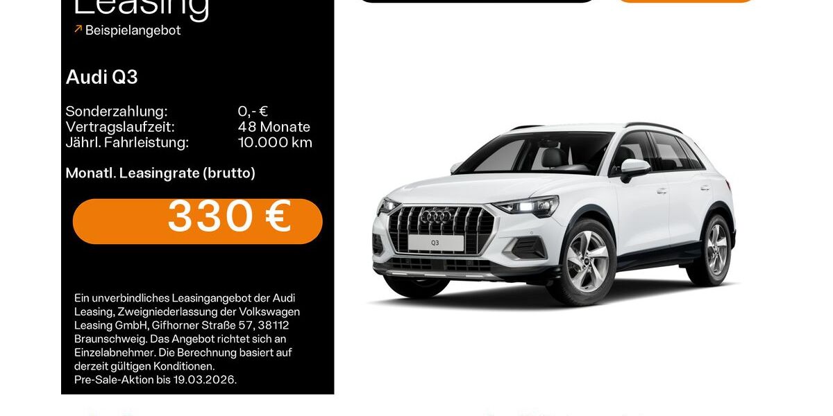 Audi Q3 9.326 km 36.470 &euro; Hofheim 65719
