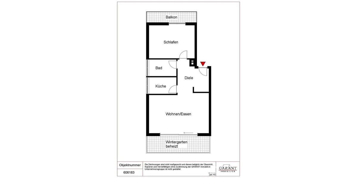 Etagenwohnung Rüsselsheim Am Main Rüsselsheim - 2 Zimmer, 75 m&sup2;, 258.000&euro; | Angebot:25730277