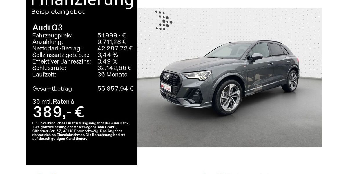 Audi Q3 3.500 km 50.899 &euro; Hanau 63452