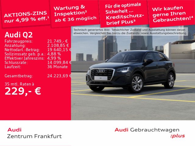 Audi Q2 45.340 km 21.749 &euro; Frankfurt am Main 60314