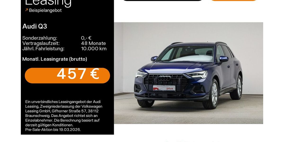 Audi Q3 7.700 km 41.879 &euro; Mühlheim 63165