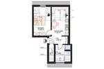 Dachgeschoßwohnung Darmstadt Darmstadt-Nord - 1.5 Zimmer, 34 m&sup2;, 690&euro; | Angebot:26472455