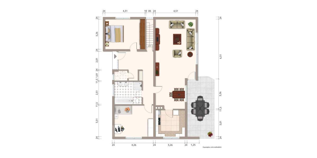 Bungalow Rüsselsheim am Main Bauschheim - 3 Zimmer, 106 m&sup2;, 449.000&euro; | Angebot:23978184