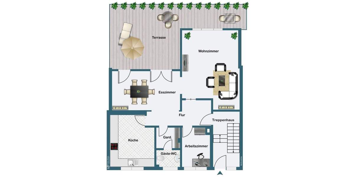 Einfamilienhaus Frankfurt am Main Praunheim - 8 Zimmer, 256 m&sup2;, 1.290.000&euro; | Angebot:25796118