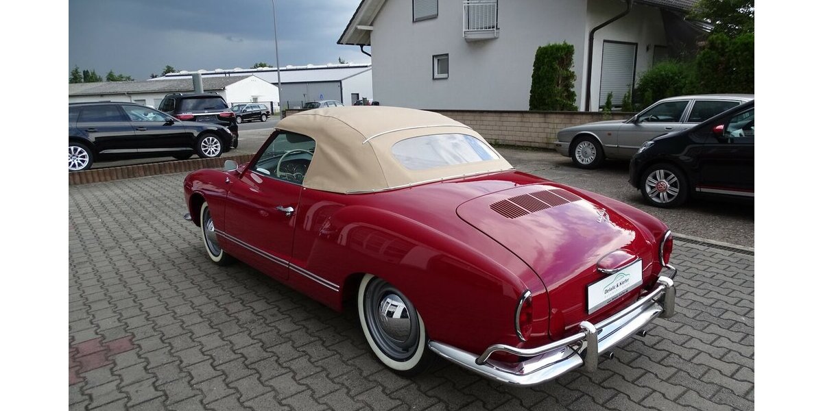 VW Karmann Ghia Cabrio vollständig restauriert 1.200 km 56.990 &euro; Rodgau 63110