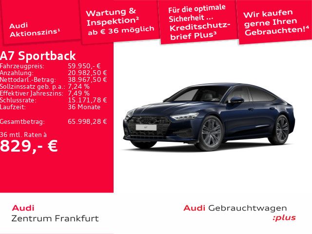 Audi A7 18.594 km 59.949 &euro; Frankfurt am Main 60326