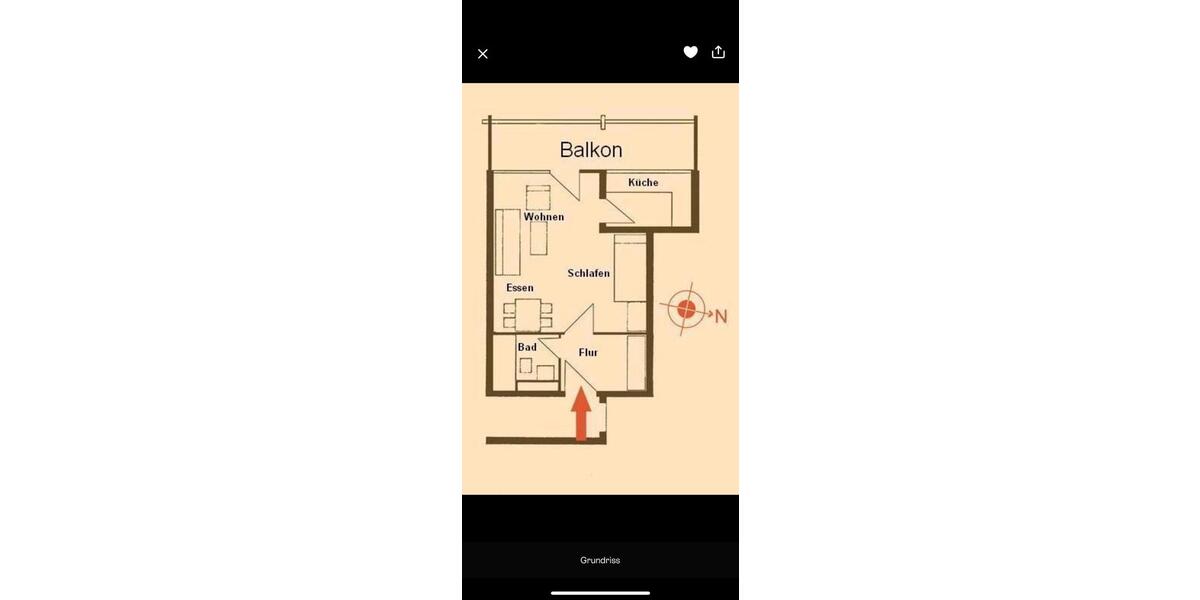 Möblierte Apartment mit großer Terrasse und Frankfurt-Nied 1 zimmer