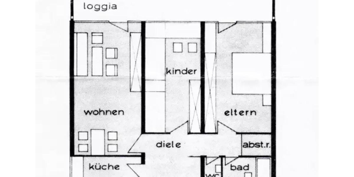 Helle 3 Zimmer Wohnung mit Balkon, EBK & S-Bahn nahe in F-Nied 3 zimmer