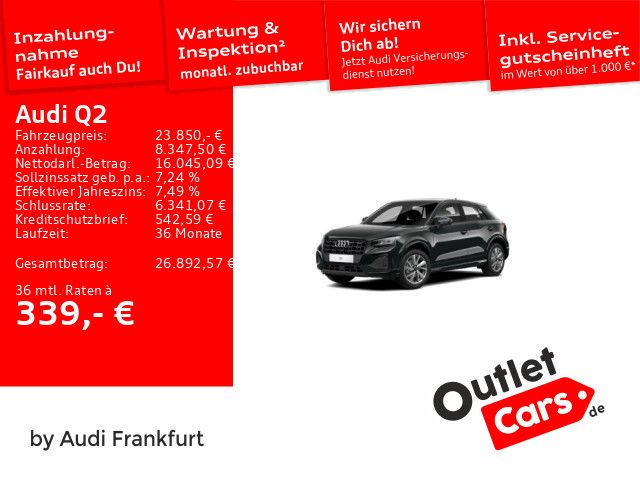 Audi Q2 72.661 km 23.850 &euro; Frankfurt am Main 60314