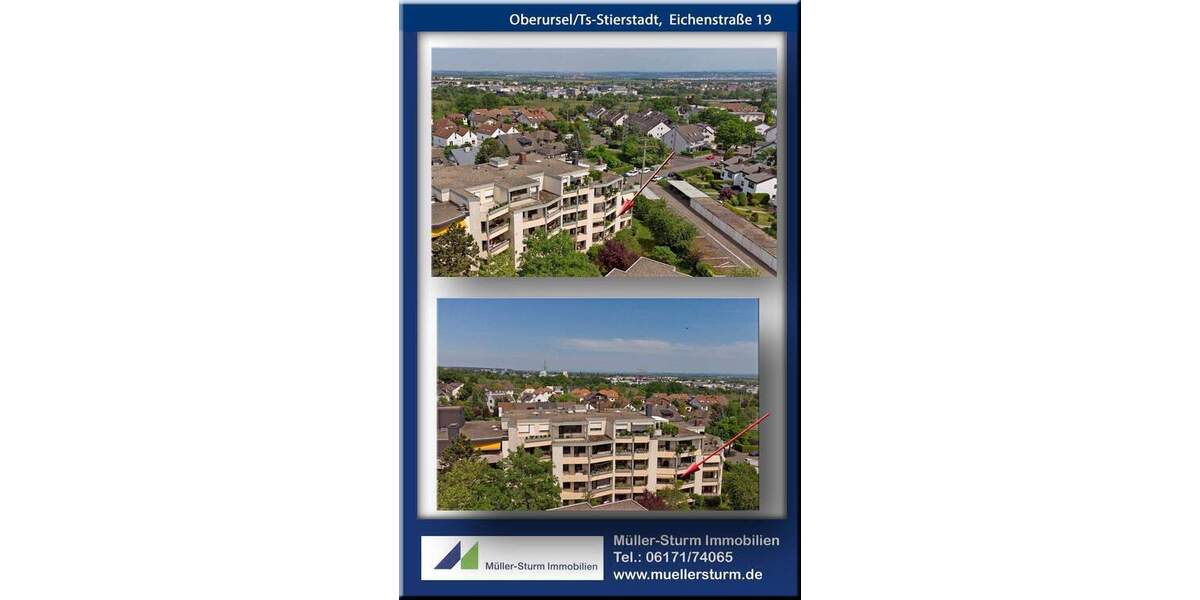 Etagenwohnung Oberursel Stierstadt - 3 Zimmer, 100 m&sup2;, 1.100&euro; | Angebot:25601157