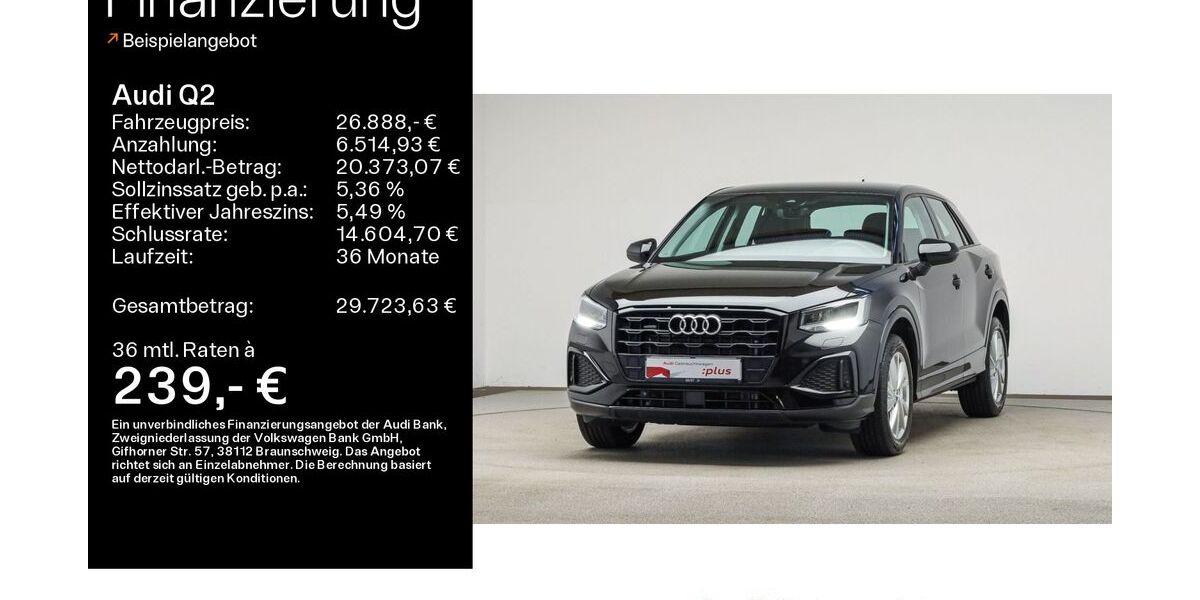 Audi Q2 41.900 km 25.888 &euro; Mühlheim 63165