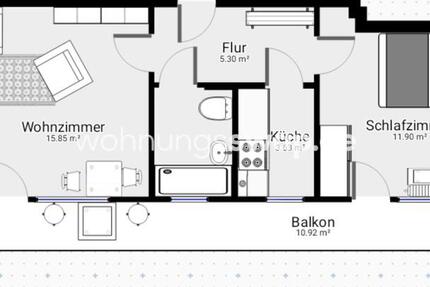 Wohnungsswap - 2 Zimmer, 40 m² - Darmstädter Landstraße, Frankfurt am Main 2 zimmer