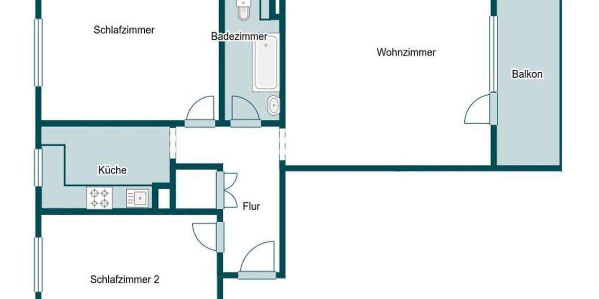 Etagenwohnung Rodgau Nieder-Roden - 3 Zimmer, 72 m&sup2;, 199.999&euro; | Angebot:25712359