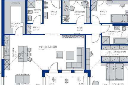 Haus Griesheim - 5 Zimmer, 139 m&sup2;, 945.664&euro; | Angebot:27324076
