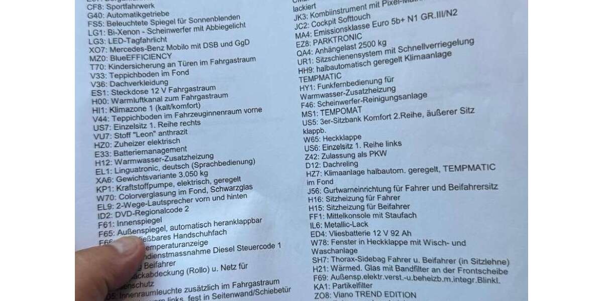 Mercedes-Benz Viano 289.900 km 16.599 &euro; Bad Vilbel 61118