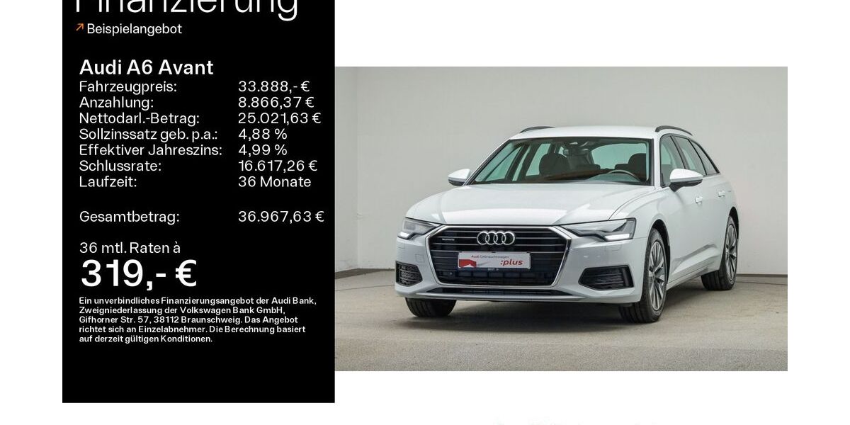 Audi A6 57.000 km 33.888 &euro; Mühlheim 63165