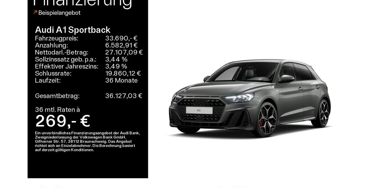 Audi A1 7.523 km 32.690 &euro; Hofheim 65719