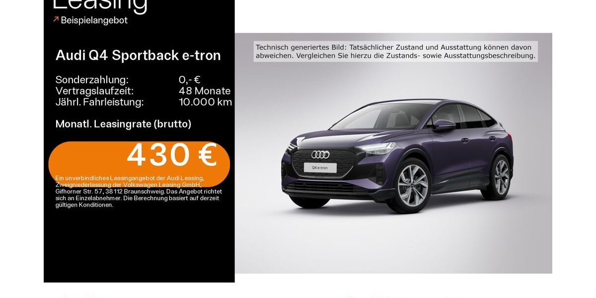 Audi Q4 e-tron 2.634 km 44.990 &euro; Oberursel 61440