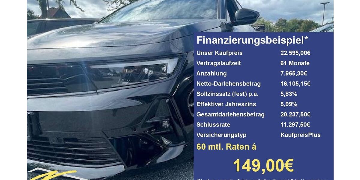 Opel Astra 5.500 km 22.595 &euro; Rüsselsheim 65428