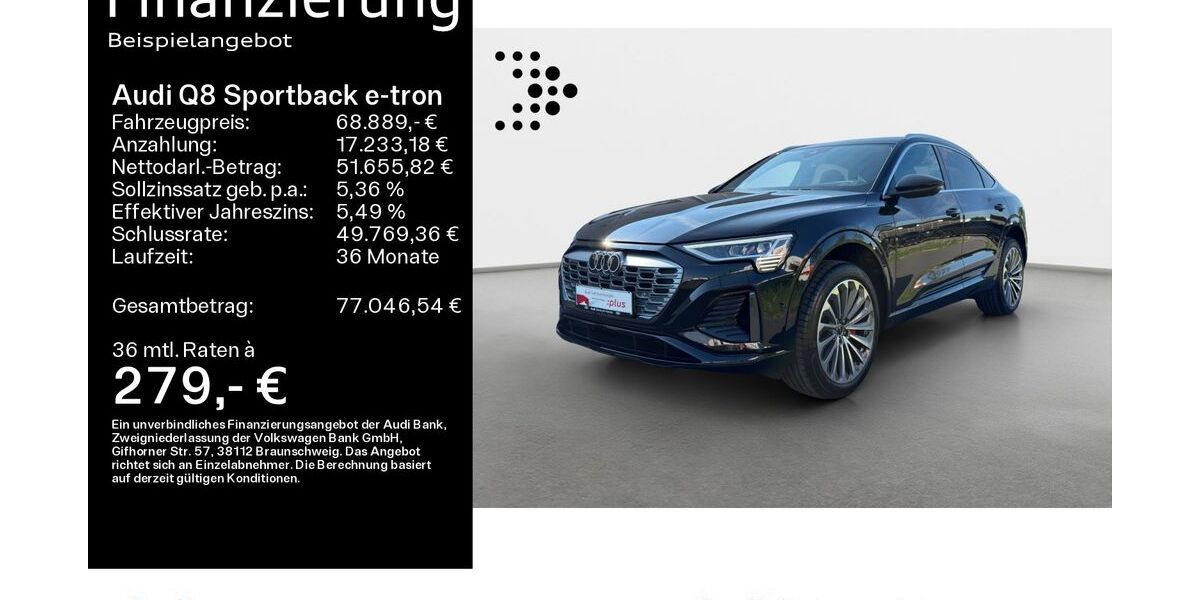 Audi Q8 e-tron 5.500 km 61.999 &euro; Hanau 63452