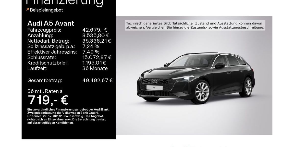 Audi A5 23.100 km 42.679 € Mühlheim 63165