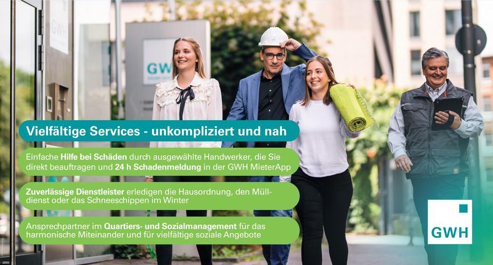 Etagenwohnung Frankfurt am Main Nord-Ost - 2 Zimmer, 53 m&sup2;, 655&euro; | Angebot:26190533