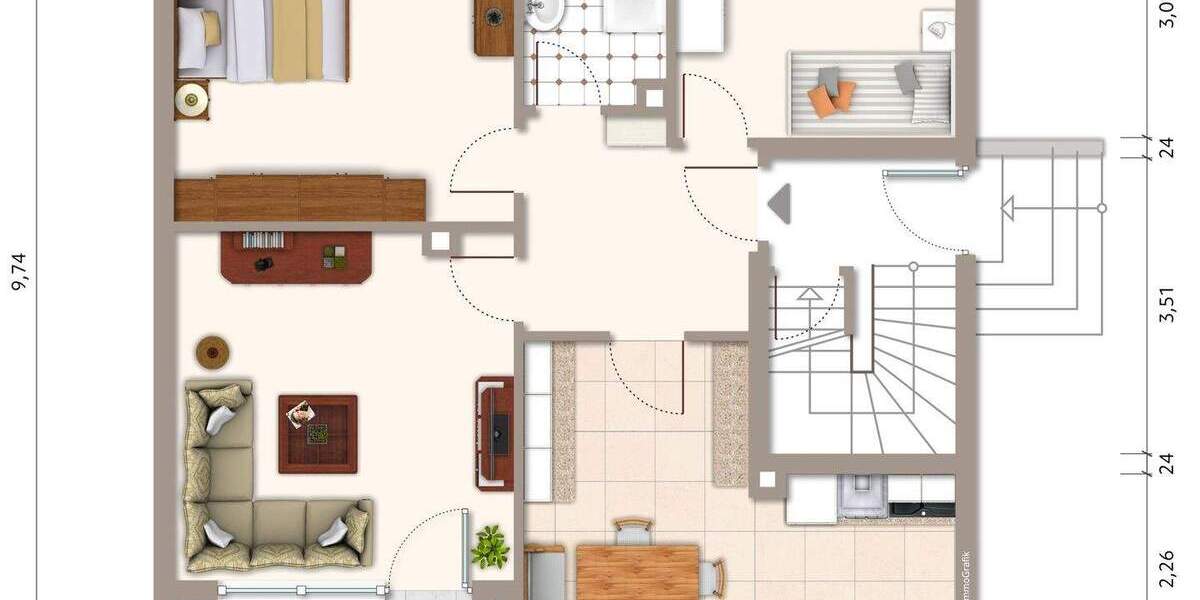 Mehrfamilienhaus, Wohnhaus Rüsselsheim - 6 Zimmer, 139 m&sup2;, 529.500&euro; | Angebot:25778266