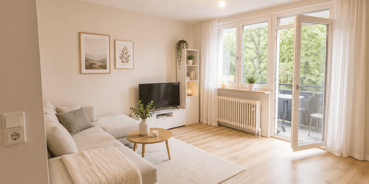Etagenwohnung Frankfurt am Main Nied - 2 Zimmer, 41 m&sup2;, 177.500&euro; | Angebot:27112464