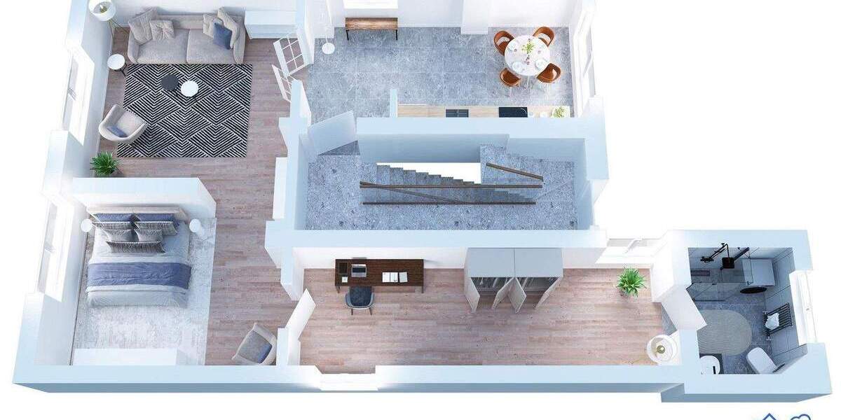 Etagenwohnung Griesheim - 2 Zimmer, 62 m&sup2;, 208.000&euro; | Angebot:25657558