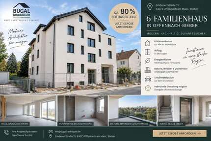 Haus Offenbach am Main / Bieber Bieber - 14 Zimmer, 484 m&sup2;, 1.800.000&euro; | Angebot:22672334
