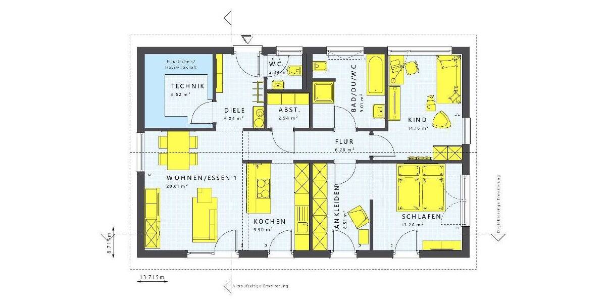 Einfamilienhaus Usingen Wilhelmsdorf - 4 Zimmer, 101 m&sup2;, 606.793&euro; | Angebot:26451881